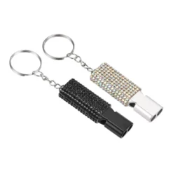 Unique Bargains Outdoor Camping Hiking Fishing Rescue Signaling Alloy Keychain Whistles 2 Pcs -Outdoor Sports Series GUEST 3667106e 5587 42b4 a5ed ba3902bdb5ae