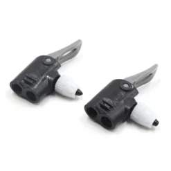 Unique Bargains Plastic Dual Head Pump Nozzle Hose Adapter For Bike Black 2pcs -Outdoor Sports Series GUEST 36cd577c 8bfe 46c0 8033 88f59bf73b1b
