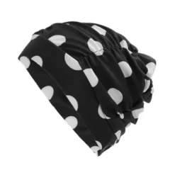 Unique Bargains Nylon Dots Pattern Swimming Cap 1 Pc -Outdoor Sports Series GUEST 36f16885 2a37 453a b241 443087cfa8bc