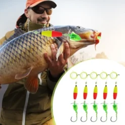 Unique Bargains Catfish Fishing Rigs Catfish Float Rigs 50LB Fishing Line Red Yellow 1 Set -Outdoor Sports Series GUEST 36ff1577 4c2b 4950 8e0f 0d5d14454647 1