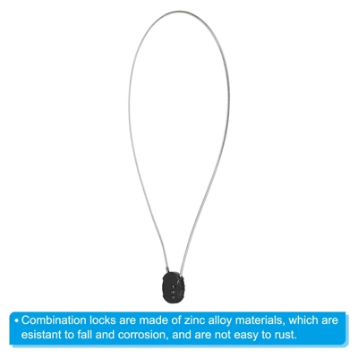 Unique Bargains Gym Locker Small 3 Digit Padlock Combination Locks 3 Unique Bargains Gym Locker Small 3 Digit Padlock Combination Locks - Image 3