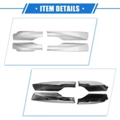 Unique Bargains Car Roof Rack Side Rails End Cover Shell Cap Compatible For Toyota RAV4 2006-2012 Silver Tone 4pcs -Outdoor Sports Series GUEST 384d4b9e 303a 4d36 b89e 72c0e0c7ecf6