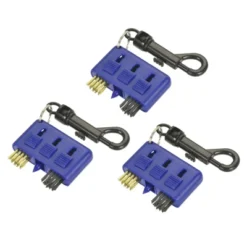 Unique Bargains Portable Retractable 3 In 1 Head Design Brass Wire Bristle With Clip Golf Club Brushes 3 Pcs -Outdoor Sports Series GUEST 38d98910 48ab 4e81 94b6 704e244028bb