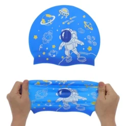 Unique Bargains Kid's Silicone Astronauts Swim Cap 1 Pc -Outdoor Sports Series GUEST 38fc8a87 df83 4bff a138 00c885cfdec8