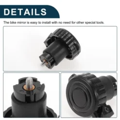 Bike Rearview Mirror 4.4x4cm Adjustable | Front Handlebar Bike Mirror Black With Mounting Accessories For Bicycle Mountain Road Bike 1 Set 9 Bike Rearview Mirror 4.4x4cm Adjustable | Front Handlebar Bike Mirror Black With Mounting Accessories For Bicycle Mountain Road Bike 1 Set -Outdoor Sports Series GUEST 3945ccfe 7937 48dc 96a6 17fd507020ef