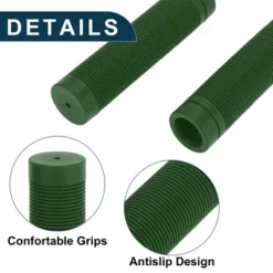 Unique Bargains Bike Handlebar Grips Covers 4.92" Long Green 1 Pair -Outdoor Sports Series GUEST 3a4eeac5 2263 48ee 85fc 3813bd9ef0c6