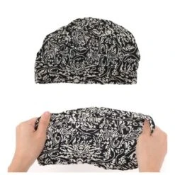 Unique Bargains Elasticity Flower Pattern Swim Cap 5.91"x9.25" 1 Pc -Outdoor Sports Series GUEST 3adb49d8 983d 4682 a4e9 e1481d8b3edb