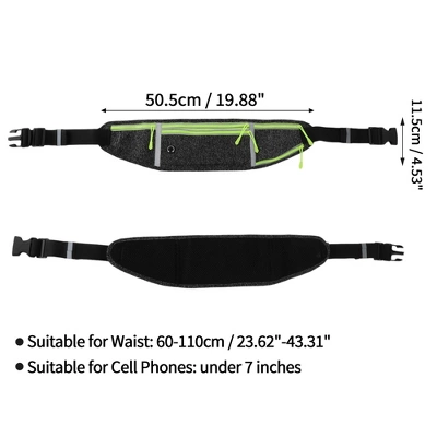 Unique Bargains Waist Pack Bag With Water Bottle Holder Gray 1 Pc 3 Unique Bargains Waist Pack Bag With Water Bottle Holder Gray 1 Pc - Image 3