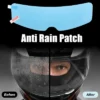 Unique Bargains Motorcycle Helmet Rain Film Anti Rain Shield Lens Stickers 8.86"x2.56"