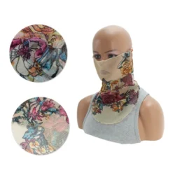 Unique Bargains Leopard Print Earloop Neck Gaiter 1 Pc -Outdoor Sports Series GUEST 3c1ca762 19ef 4c2f 8cdd 200ae894f674