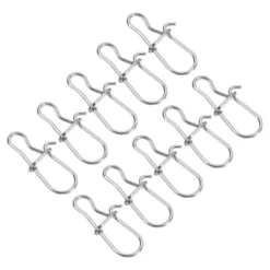 Unique Bargains Stainless Steel Quick Lock Design Connector Fishing Snaps 200 Pcs -Outdoor Sports Series GUEST 3c5871fd deff 4ed1 a3e3 e52d86c36a2a