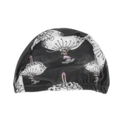 Unique Bargains Nylon Figure Pattern Swim Cap Black White 1 Pc -Outdoor Sports Series GUEST 3cbb5e23 a50f 4cf3 aaee b52c7887f503