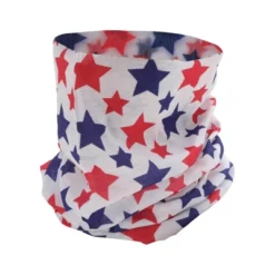 Unique Bargains Sunscreen Stars Pattern Face Scarf Mask Red White 1 Pc -Outdoor Sports Series GUEST 3d45a9c7 9b66 486e a8ea a99a311b19ec