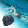 Unique Bargains Silicone Floral Waterproof Swim Cap 2 Pcs