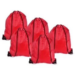 Unique Bargains Gym Sports Outdoor Traveling Nylon Polyester Drawstring Storage Bag 5 Pcs -Outdoor Sports Series GUEST 3d77a809 3c5d 4178 88ff 273830fcf1a8