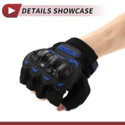 Unique Bargains Motorcycle Cycling Half Finger Gloves 1 Pair -Outdoor Sports Series GUEST 41797073 53e8 43f4 be1e a913563e7c90