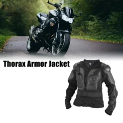 Unique Bargains Dirt Bike Motorcycle Riding Protective Full Body Armor Thorax Back Backbone Protector For Off-Road Cycling Black Size L