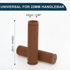 Unique Bargains Bike Handlebar Grips Covers 4.92" Brown 1 Pair -Outdoor Sports Series GUEST 41fa52a3 920d 453f a6d5 5fef0fcd5858