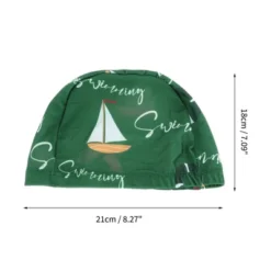 Unique Bargains Nylon Swimming Ring Pattern Swim Cap Green 1 Pc -Outdoor Sports Series GUEST 42325e1c bc84 4152 a496 1b7d1188afd0
