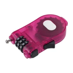 Unique Bargains Adjustable Retractable Bike Chain Lock With 3 Digit Bike Lock Cable Blue 1Pc -Outdoor Sports Series GUEST 42656f89 78a3 4b35 9a13 db47c2b6e72e