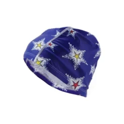 Unique Bargains Polyester Large Stars Pattern Swim Cap 5.91"x9.25" Blue White 1 Pc -Outdoor Sports Series GUEST 42e01f3e edec 4600 b3d6 0427a7938012