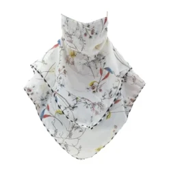 Unique Bargains Floral Printed Triangle Earloop Neck Gaiter 1 Pc -Outdoor Sports Series GUEST 4432376f 4046 40a9 8895 154316d382b1