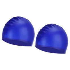 Unique Bargains Silicone Waterproof Non-Slip High-Stretch Swim Caps 2 Pcs -Outdoor Sports Series GUEST 44d06fc1 e216 4af0 bf91 71a9091802a3