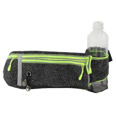 Unique Bargains Waist Pack Bag With Water Bottle Holder Gray 1 Pc 6 Unique Bargains Waist Pack Bag With Water Bottle Holder Gray 1 Pc - Image 6