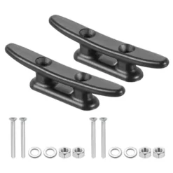 Unique Bargains Nautical Decor Nylon Weatherproof Dock Cleat With Screws 2 Pcs -Outdoor Sports Series GUEST 45710c98 be15 45e2 beea c3e3935d3808