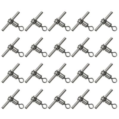 Unique Bargains 3-Way T-Shape Brass High Strength Cross Line Fishing Swivels 20 Pcs 9 Unique Bargains 3-Way T-Shape Brass High Strength Cross Line Fishing Swivels 20 Pcs - Image 9