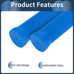 Unique Bargains Bike Handlebar Grips Covers 5.12" Blue 1 Pair -Outdoor Sports Series GUEST 4841eb66 9331 4544 9ef6 a92c64a6d830