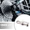 Unique Bargains Bike Single Speed Chain Master Link Connectors Silver Tone 6 Pairs