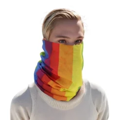Unique Bargains Sunscreen Rainbows Pattern Face Scarf Mask Assorted Color 1 Pc -Outdoor Sports Series GUEST 48cdfb92 4846 4f99 8758 0f1655dc10fb