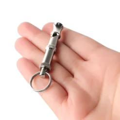 Unique Bargains Metal Adjustable Sound Pitch Lightweight Dog Whistle With Keychain Silver Tone 1 Pc -Outdoor Sports Series GUEST 49a71965 25ed 4b8d b10d e914883934f7