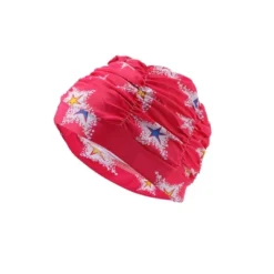 Unique Bargains Elasticity Large Stars Pattern Swim Cap 5.91"x9.25" 1 Pc -Outdoor Sports Series GUEST 49b1a37f 5a86 4fd9 b007 076d8d2fe22a