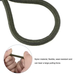 Unique Bargains Outdoor Camping Tent Canopy Awnings Cover 6 Inch Tarp Straps Elastic Cords With Hook Dark Green 10 Pack -Outdoor Sports Series GUEST 4a0619b2 56ec 41bc 9e81 e40fadcb7b38