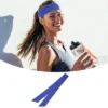 Unique Bargains Adjustable Soft Sweat Wicking Tennis Tie Headband Sweatband For Men Women 3 Pcs