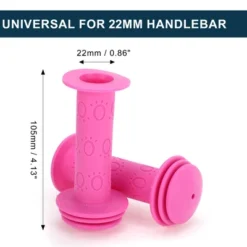 Unique Bargains Child Bike Handlebar Grips Covers 4.13" Pink 1 Pair -Outdoor Sports Series GUEST 4afc3184 cbad 4a88 9cf0 f3dffaabf90b