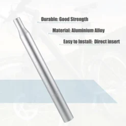 Unique Bargains Aluminum Alloy Seat Post With Scale Mark For Bicycle Silver Tone -Outdoor Sports Series GUEST 4be9991d f0ac 4157 b4d1 3a4ace002e0e