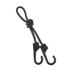 Unique Bargains Strong Elastic Strapping Rope With Hooks For Bicycle Luggage Black 12 Pcs -Outdoor Sports Series GUEST 4c840fe0 5def 45ce a601 7eb44c1eefe5