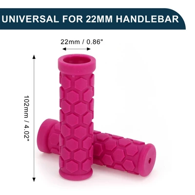 Unique Bargains Bike Handlebar Grips Covers 4.02" Pink 1 Pair 4 Unique Bargains Bike Handlebar Grips Covers 4.02" Pink 1 Pair - Image 4