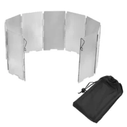 Unique Bargains Folding Mini 9 Plates Heat Shield Windscreen Camping Stove With Drawstring Bag -Outdoor Sports Series GUEST 4d79ad33 7e9e 4990 bb60 d2c6ffd2ad8b