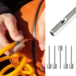 Unique Bargains Basketball Football Volleyball Ball Air Pump Inflatable Needle 5 Pcs -Outdoor Sports Series GUEST 4e61ef77 9410 4e02 8f45 88a9587649d9