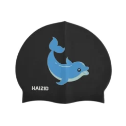 Unique Bargains Kid's Silicone Cartoon Dolphin Swim Cap 1 Pc -Outdoor Sports Series GUEST 4fc72acb 4e76 4492 bcea fa6d29b6b499