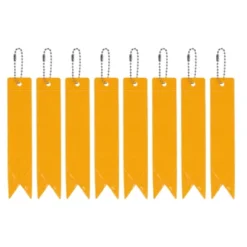 Unique Bargains Personal Reflectors Gear Safety Cycling Running Keychain 5.9 X 1.2 Inch 8 Pcs -Outdoor Sports Series GUEST 4ff90959 3b5f 4879 93e0 649d44600b0a
