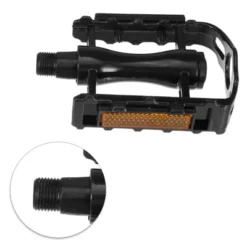 Unique Bargains Non Slip Pedals Platform Flat Bicycle Pedals 9/16'' For Road Bikes MTB Mountain Bikes Black 1 Pair -Outdoor Sports Series GUEST 5018125a 3dac 42fa b8d8 4ec649e1c4df
