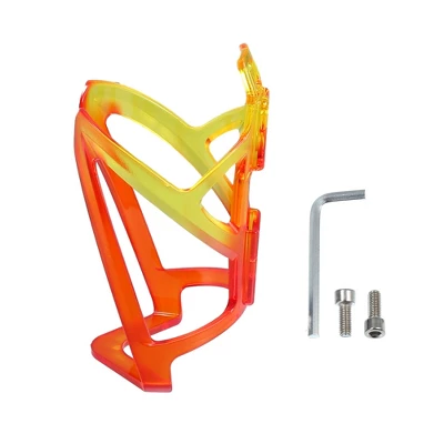 Unique Bargains Universal Bike Water Bottle Cage Holder With Screws And Wrench For Bicycle Plastic Red Yellow 1 Set 6 Unique Bargains Universal Bike Water Bottle Cage Holder With Screws And Wrench For Bicycle Plastic Red Yellow 1 Set - Image 6