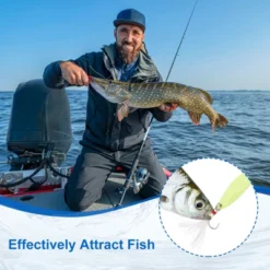 Unique Bargains Treble Hooks Metal Spinner Fishing Lures For Freshwater Saltwater Salmon 10 Pcs -Outdoor Sports Series GUEST 511f9371 0e53 44f4 95fb 33016ab68067