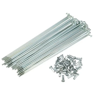 Unique Bargains 14G J Bend Bicycle Steel Spokes 36 Pcs 8 Unique Bargains 14G J Bend Bicycle Steel Spokes 36 Pcs - Image 8