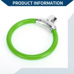 Unique Bargains Bicycle Lock Portable Ring Cable Anti-Theft Bike Lock Mini Ring Lock Green -Outdoor Sports Series GUEST 51783a94 83de 454e b89b 0168e018eb1b